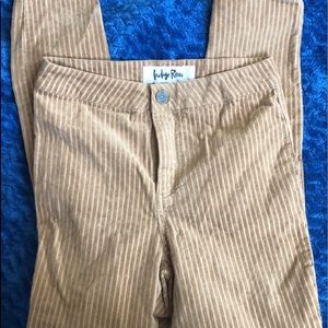 yellow corduroy pants